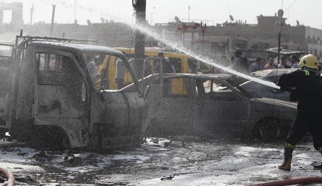 Car bomb kills 10 at busy Baghdad intersection