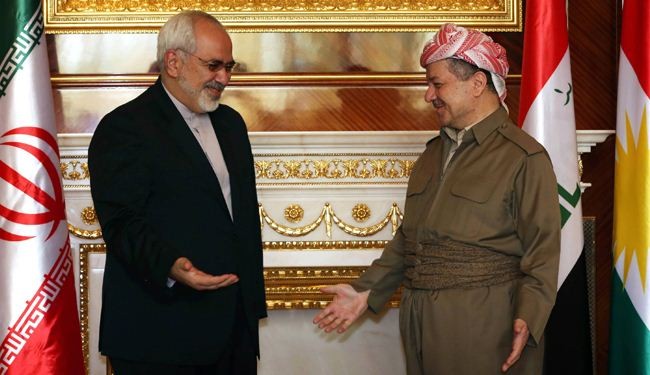 بارزاني: إيران أول دولة ساعدت كردستان بالسلاح في محاربة داعش