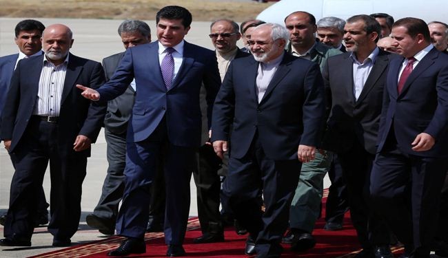 ظريف: إيران تدعم أي اتفاق بين أربيل وبغداد