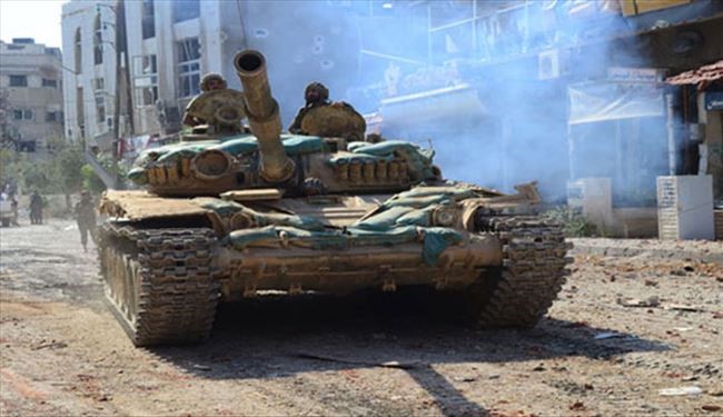 Syrian army continues to clamp down on militants