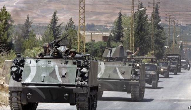 درگیری شدید ارتش لبنان با تروریستها در عرسال