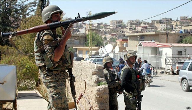 معارك عنيفة بين الجيش اللبناني ومسلحين بعرسال