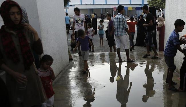 Over 50,000 Gazans live in UNRWA shelters
