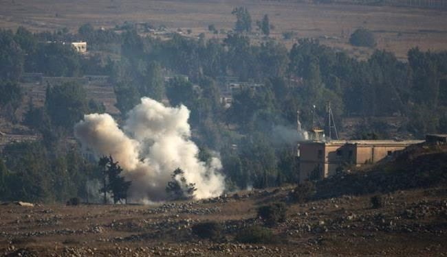 Syria army battles al-Nusra terrorists at Golan Heights
