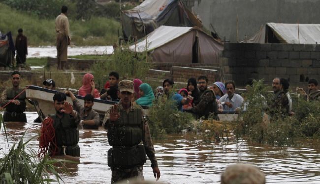 ارتفاع حصيلة ضحايا الأمطار الموسمية في باكستان إلى 73