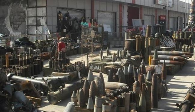 کشف تسلیحات ساخت ترکیه در زرادخانه داعش