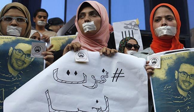 روزنامه نگاران مصری اعتصاب غذا کردند + عکس