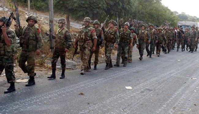 ارتش سوریه نفوذ تروریستها از لبنان را ناکام گذاشت