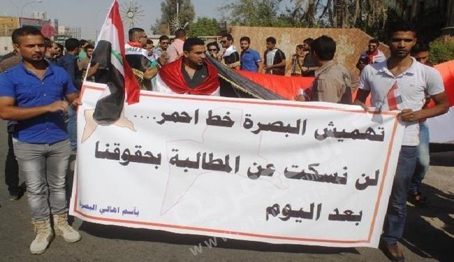 تظاهرات در جنوب عراق برای تبدیل بصره به 