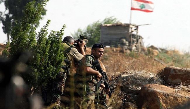 تیراندازی ارتش اشغالگر به سوی نظامیان لبنانی