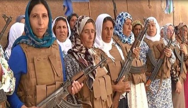 نساء “كوباني” العجائز يحملن السلاح لمواجهة 