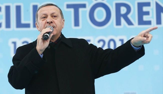 أردوغان يتهم دمشق بالتورط في إحتجاجات تركيا الأخيرة