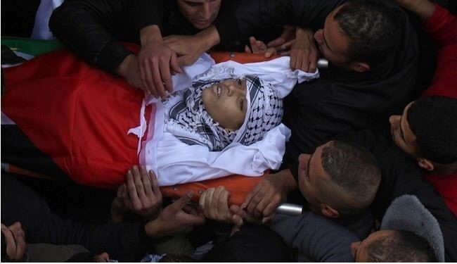 شهادت یک نوجوان فلسطینی در رام الله