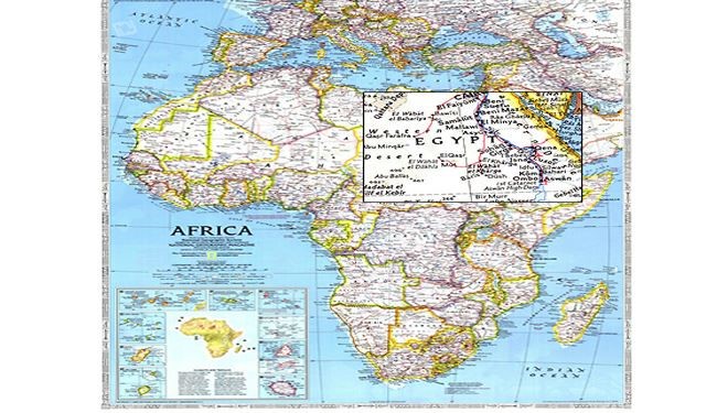 دانلود نقشه آفریقا