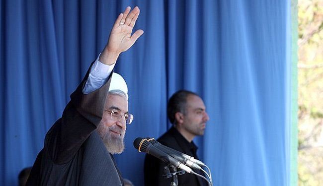 الرئيس روحاني: نسعى لكسر جدار الحظر الجائر الى الابد