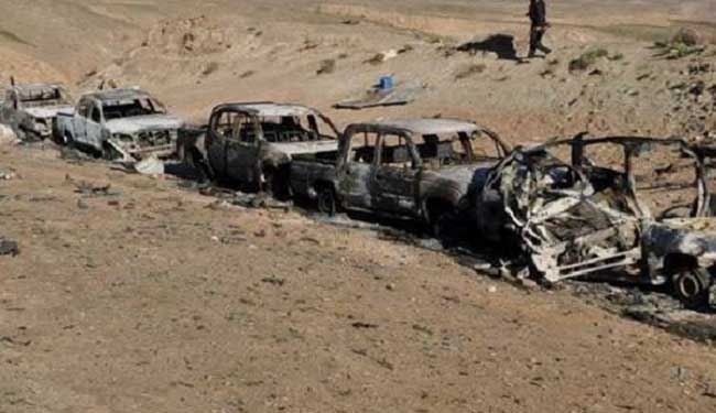انهدام 28 خودرو و هلاکت دهها داعشی در بابل عراق