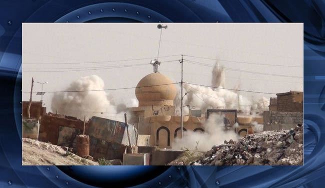 داعش پنج مسجد را در تکریت بمب‌گذاری کرد