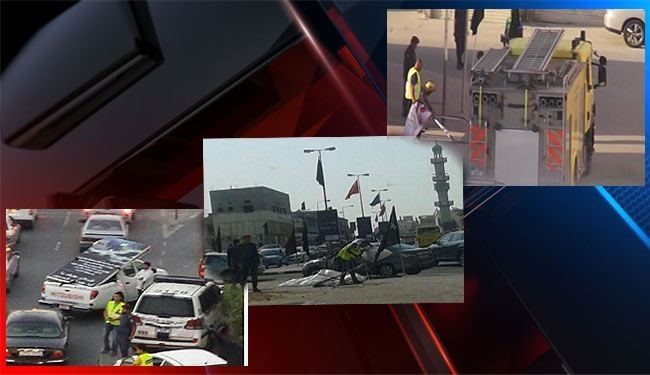 تخریب نمادهای عاشورایی در بحرین، 