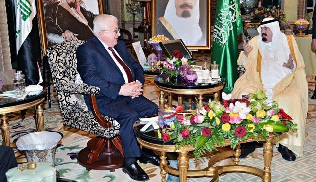 رئيس العراق وملك السعودية يبحثان بالرياض التطورات الاقليمية
