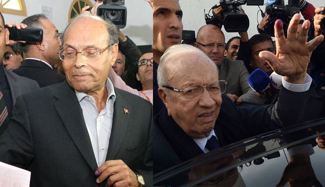 Marzouki, Essebsi Set for Runoff inTunisia Presidential Vote