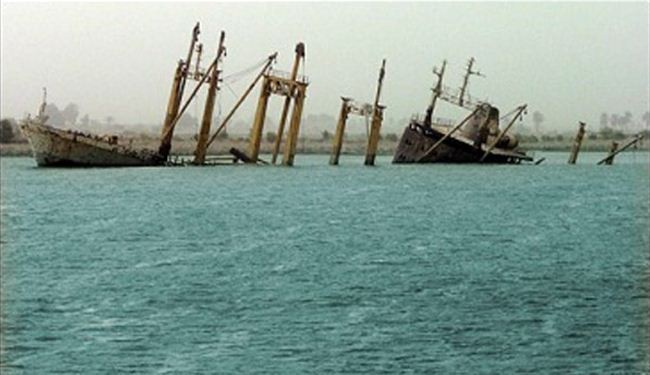 تشكيل لجنة إيرانية عراقية لانتشال السفن الغارقة بمياه نهر 