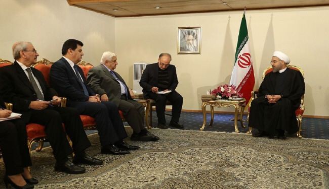 الرئيس روحاني: الشعب السوري سينتصر في نهاية المطاف