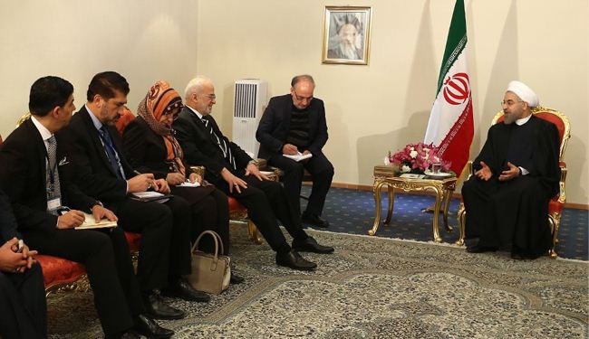 روحاني: العراق استطاع أن يتجاوز الظروف الأمنية الصعبة