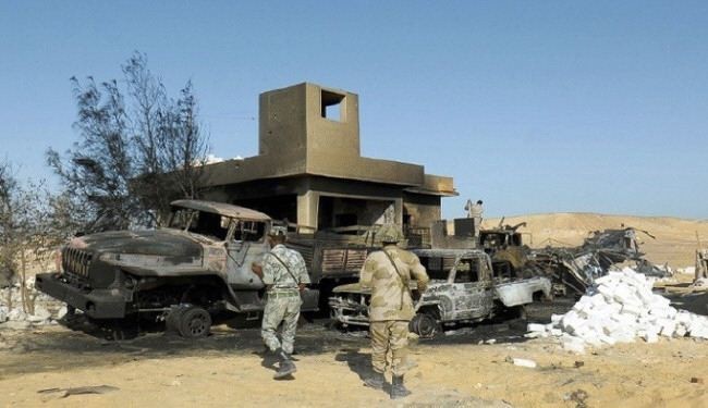 القضاء على 12 إرهابيا والقبض على 70 آخرين في شمال سيناء