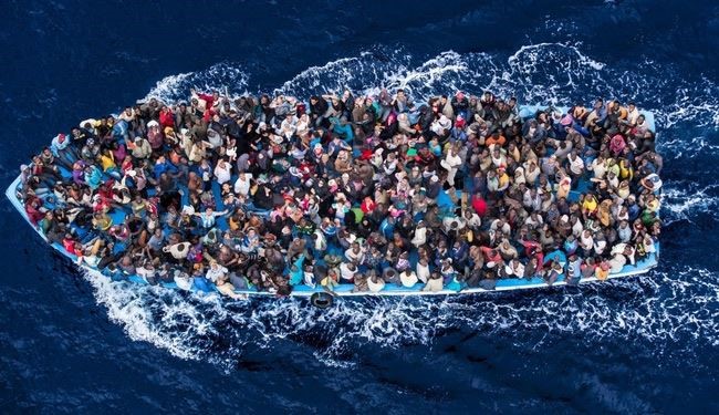 3419 مهاجراً على الاقل ماتوا في البحر عام 2014