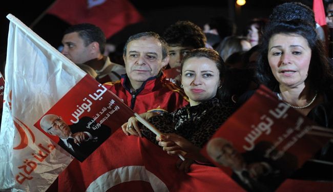 حزب السبسي يعلن فوزه بانتخابات تونس الرئاسية