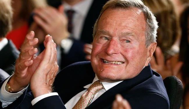 George H. W. Bush, 90, Hospitalized