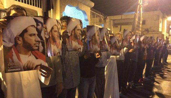بالصور؛ تظاهرات غاضبة تندد باستهداف المنامة للشيخ سلمان