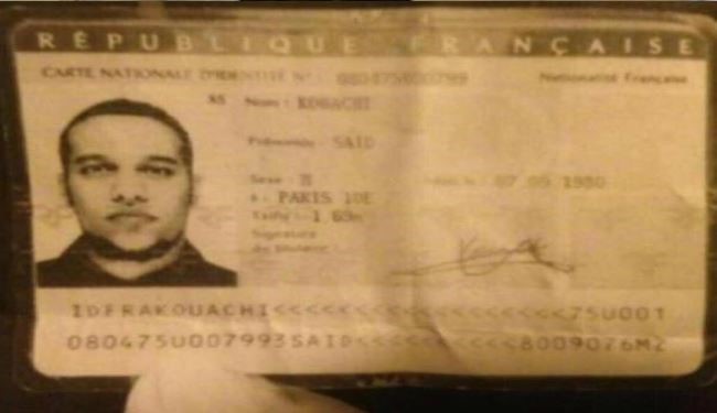 Left the ID Card,The Youngest of 3 Paris Gunman Surrenders after attack on Charlie Hebdo