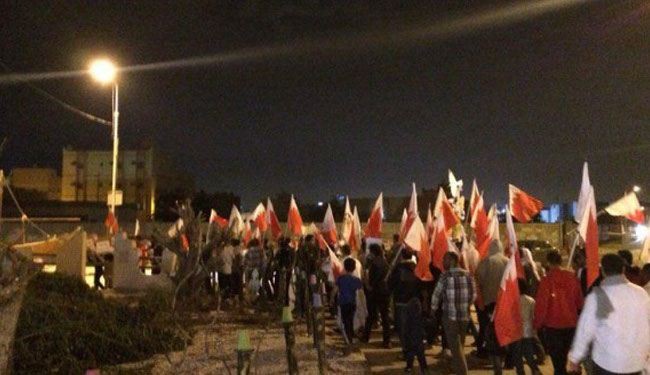 بالصور؛ تظاهرات ليلية بعموم البحرين غضبا لإعتقال الشيخ سلمان