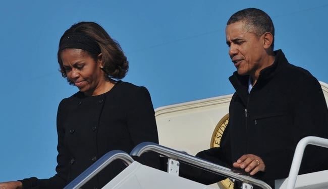 اوباما با همسرش به عربستان می رود