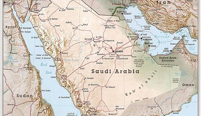 دانلود نقشه عربستان سعودی