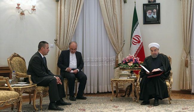 الرئيس روحاني: جذور مشاكل المنطقة احتلال فلسطين