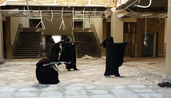 Terror Twin Sisters Training with AK-47s  as ISIL Fighters