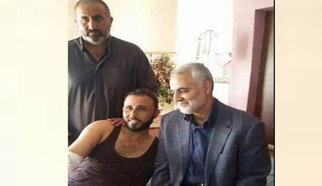 General Soleimani Visits Injured Iraqi Fighters in Hospital