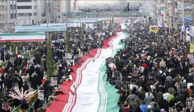 احتفالات وحضور شعبي فاعل بعد 36 عاما لانتصار الثورة الايرانية
