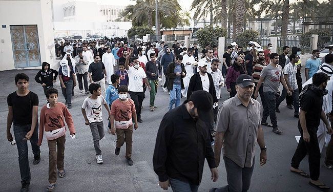 تظاهرات في البحرين بالذكرى الرابعة للثورة