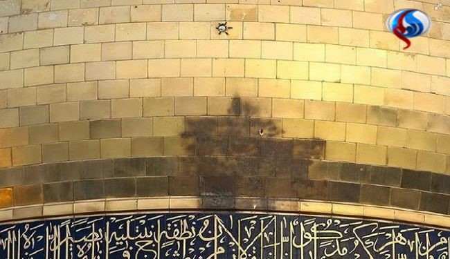 Latest Sign of Bullets on the Holy Shrine of Hazrat Zainab (SA)