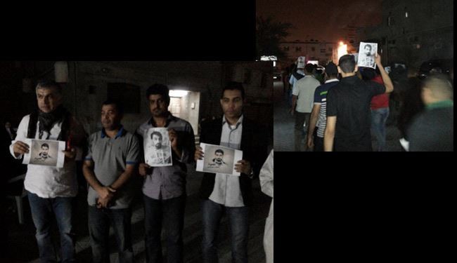 تظاهرة تضامنية مع المختطف جعفر جاسم ماجد في بلدة نويدرات