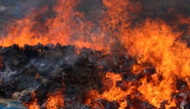 ISIS Set Fire Hundreds of Crates of Halal Chicken + pics