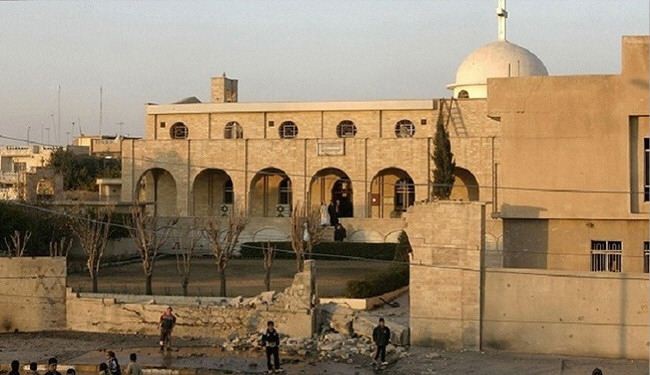 داعش يفجر كنيسة السيدة مريم العذراء بريف الحسكة