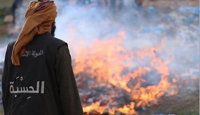 بالصور/داعش يحرق أطنانا من الدجاج بريف حلب والسبب؟