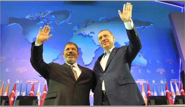 إردوغان يشترط اطلاق مرسي لتحسين العلاقات مع مصر