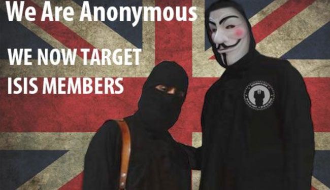 “أنونيموس″ تنشر قائمة المواقع التابعة لـ“داعش” والاخير يهدد