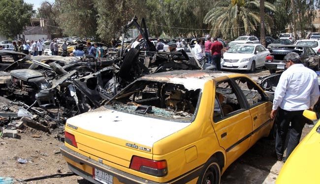 انفجار مرگبار در بغداد + عکس