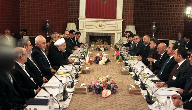 روحاني: ايران وافغانستان عازمتان على التعاون لمكافحة الارهاب